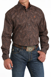 Cinch Men's Paisley Button Down Shirt