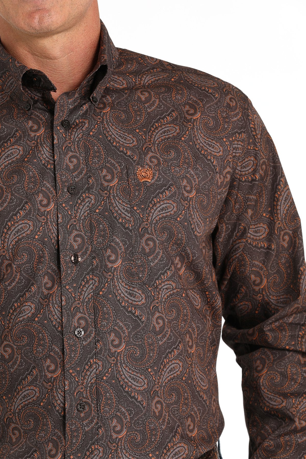 Cinch Men's Paisley Button Down Shirt