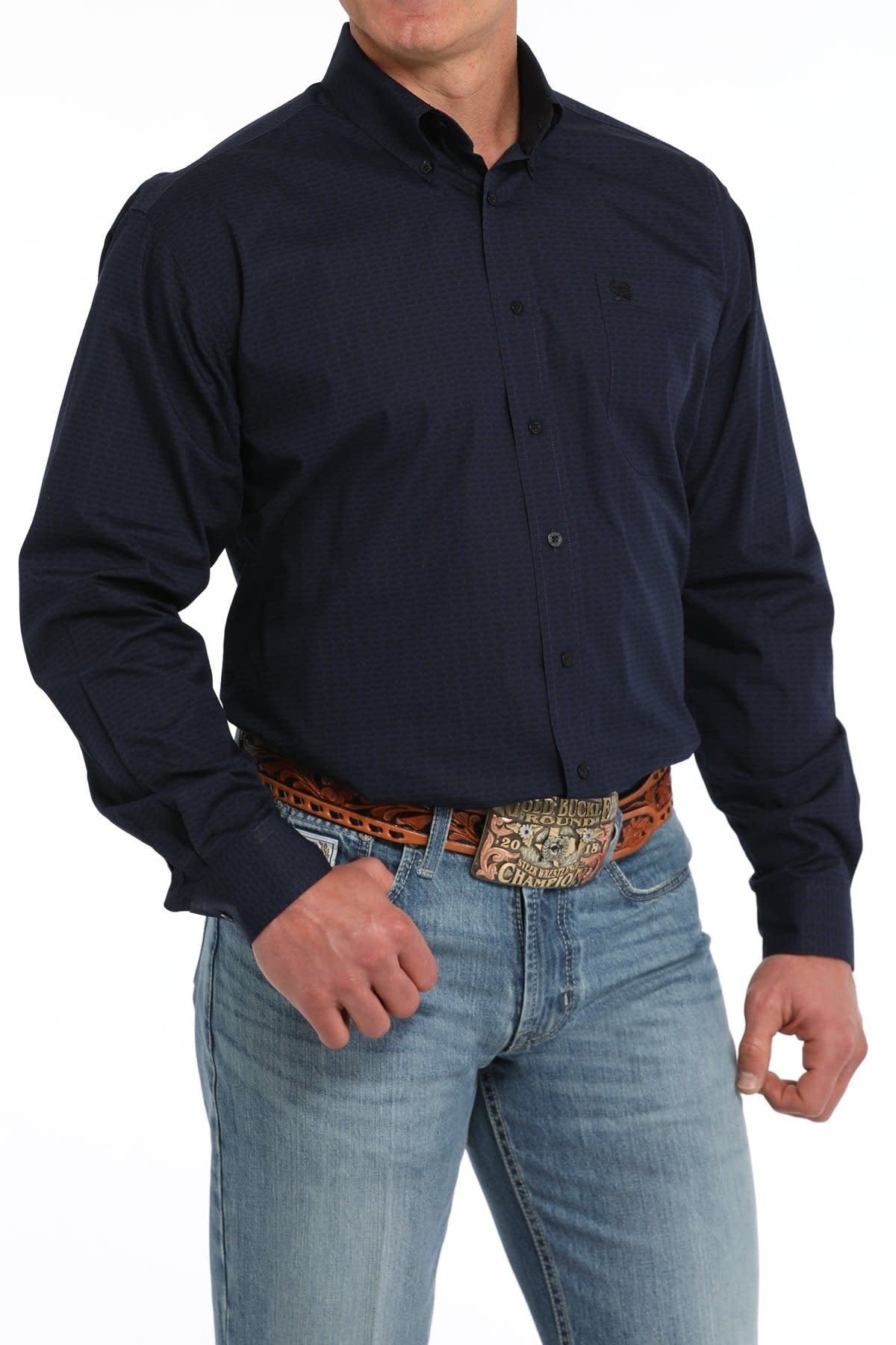 Cinch Men's Cattle Print Button Down Shirt