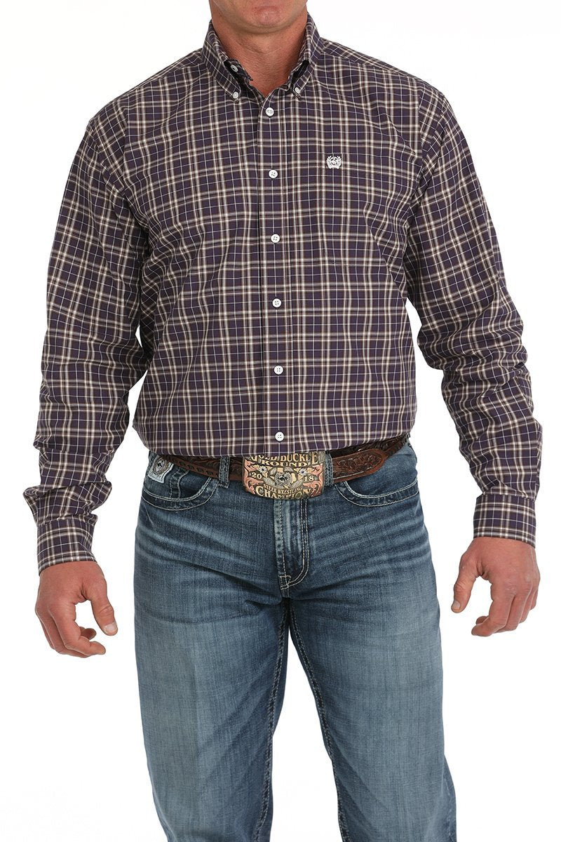 Cinch Men's Plaid Button Down Shirt #MTW1105879