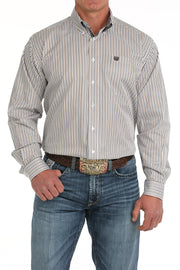 Cinch Men's Striped Button Down Shirt #MTW1105880