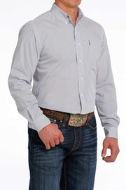 Cinch Men's White Patterned Shirt