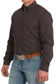 Cinch Men's Geometric Print Button Down Shirt