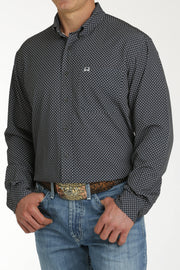 Cinch Men's Charcoal ARENAFLEX Button Down Shirt