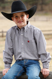 Cinch Boy's Print Button Down Shirt