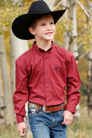 Cinch Boy's Solid Button Down Shirt