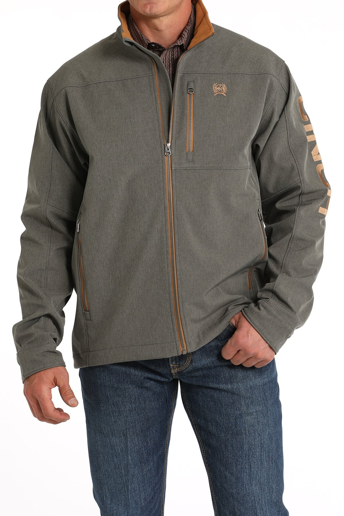 Cinch Men's Charcoal Bonded Jacket