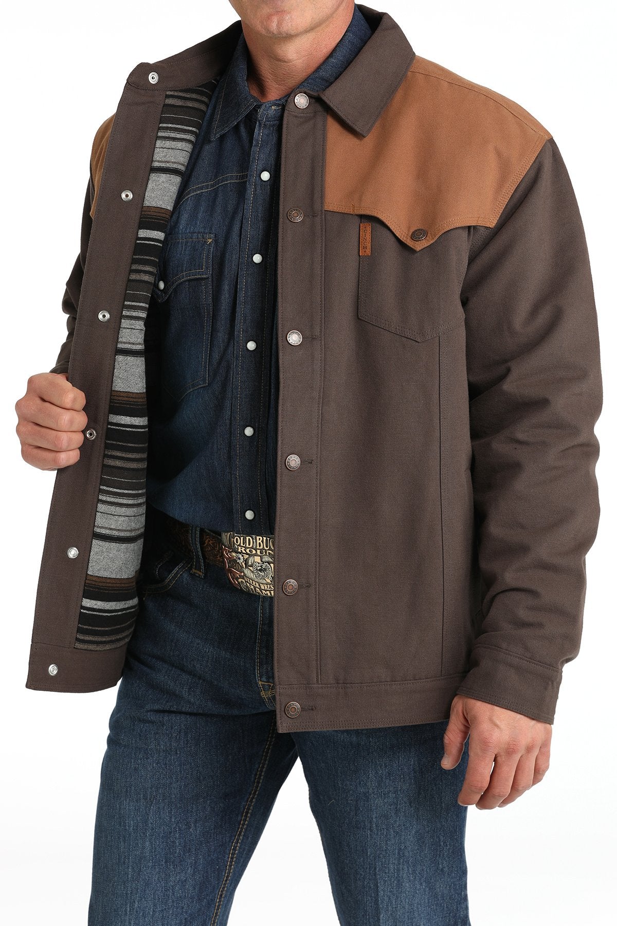 Cinch Men's Canvas Wax Coated Jacket