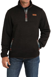 Cinch Men's Brown Sweater Knit Pullover