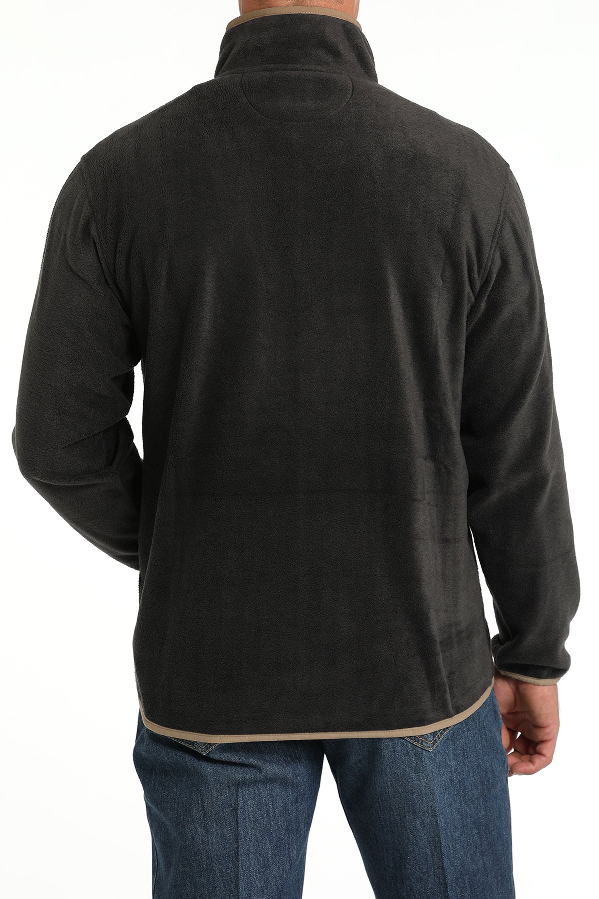 Cinch Men's Charcoal Polar Fleece Pullover