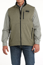 Cinch Men's Olive Softshell Vest