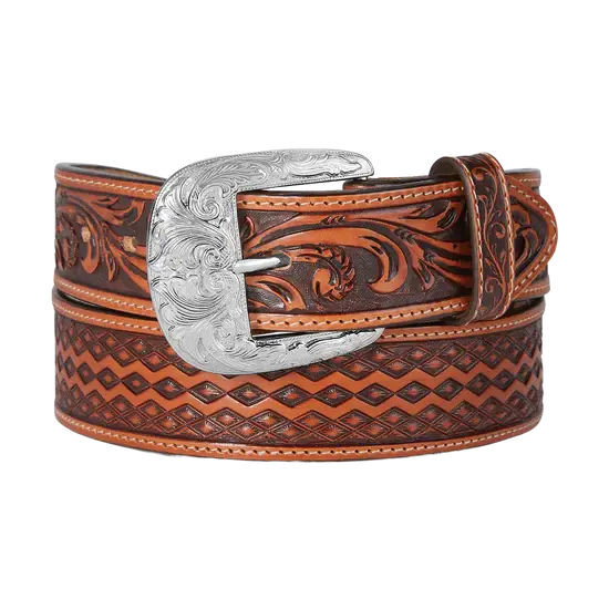 Justin Men's Diamond Road Belt.