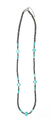 West & Co. Navajo and Turquoise Necklace