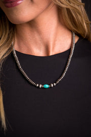 West & Co. Disc Beaded Necklace