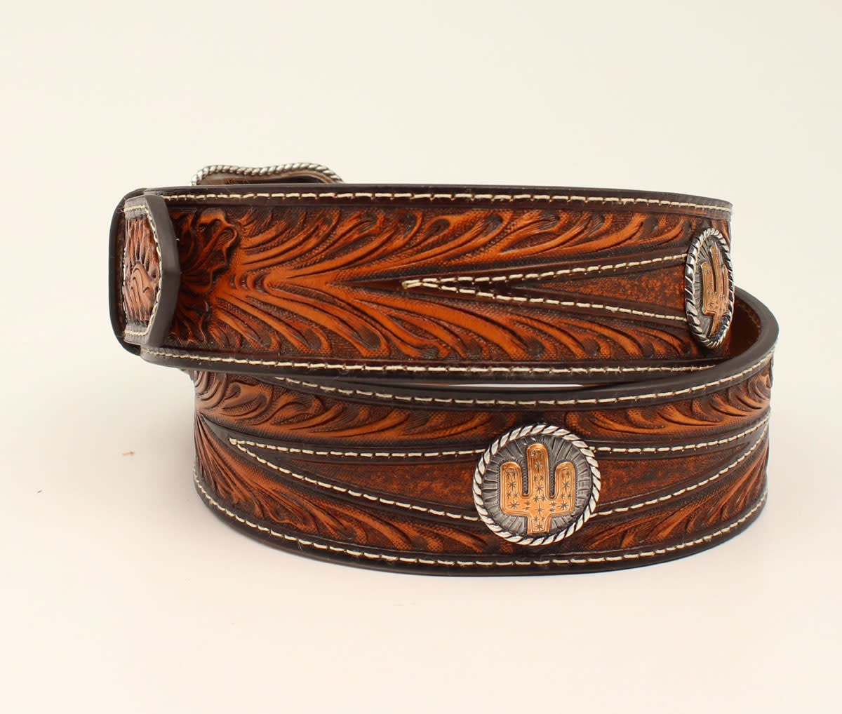 Men's Cactus Concho Belt N210001775