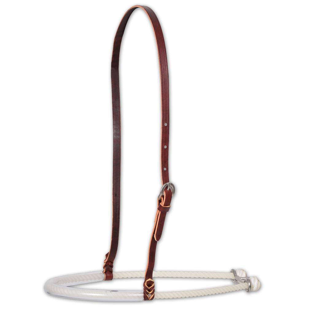 Single Rubber Tube Covered Rope Noseband.