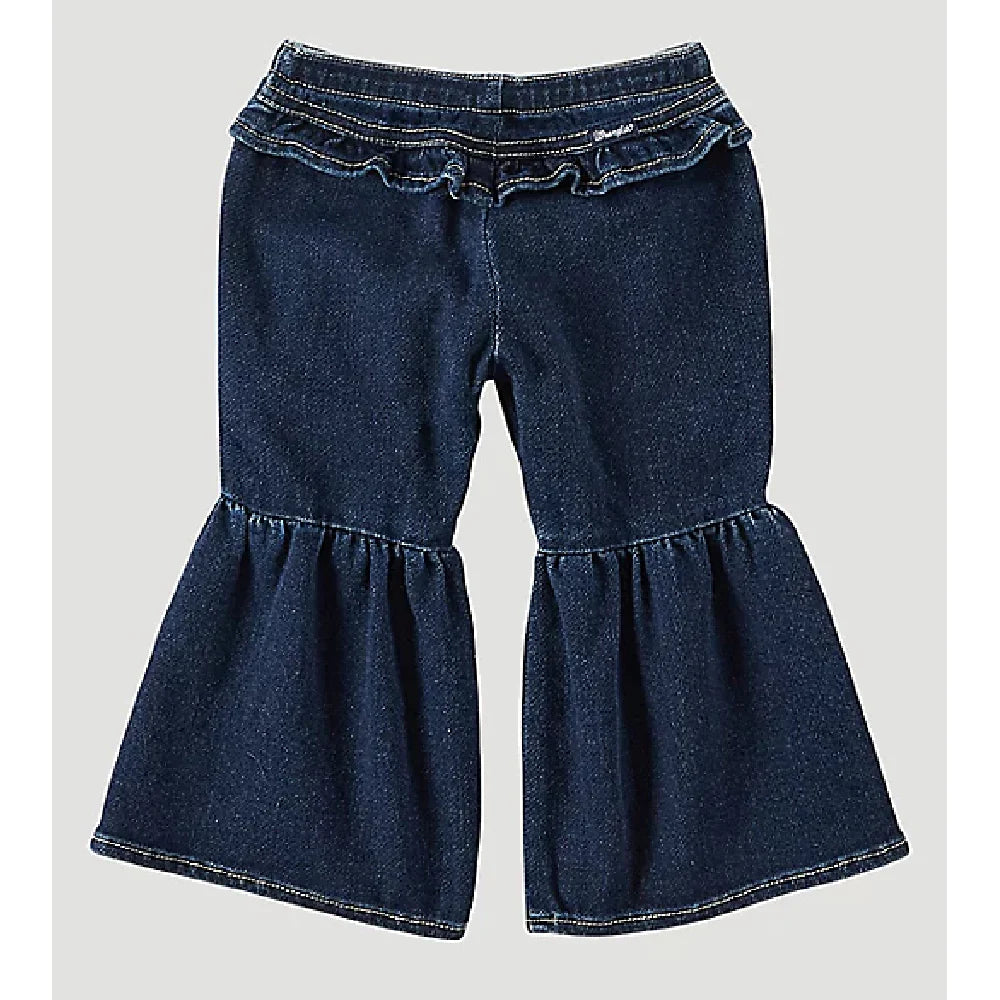 Wrangler Little Girl's Ruffle Flare Jean.