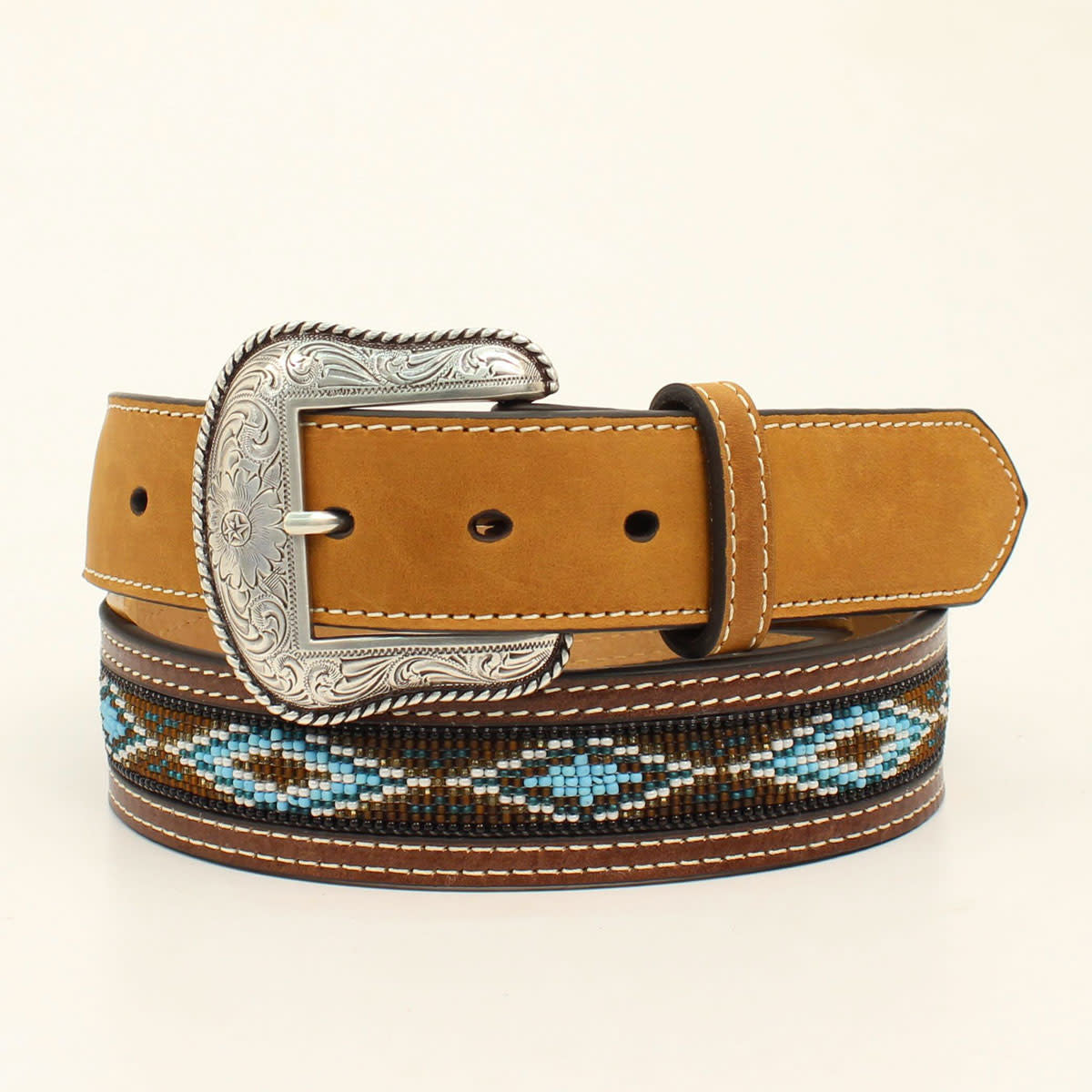 Nocona Men' s Beaded Western Belt