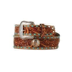 Nocona Men's Tooled Western Belt