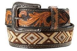 Nocona Men's Southwest Embroidery Western Belt