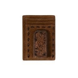 Nocona Roughout Money Clip.