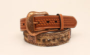 Nocona Men's Calf Hair Western Belt