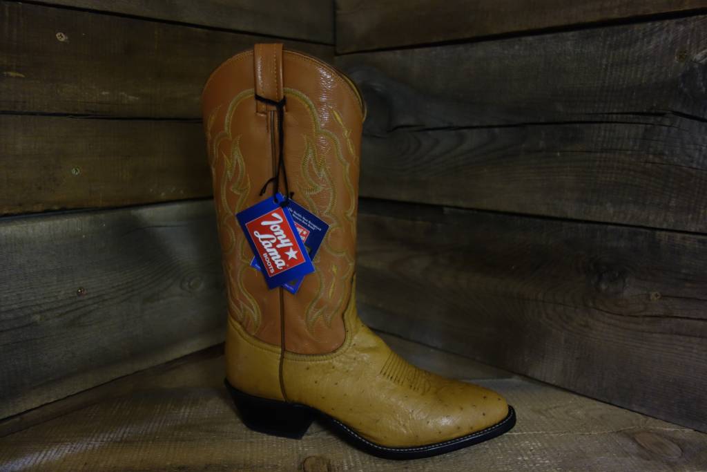 Men's Smooth Ostrich Western Boot C3.