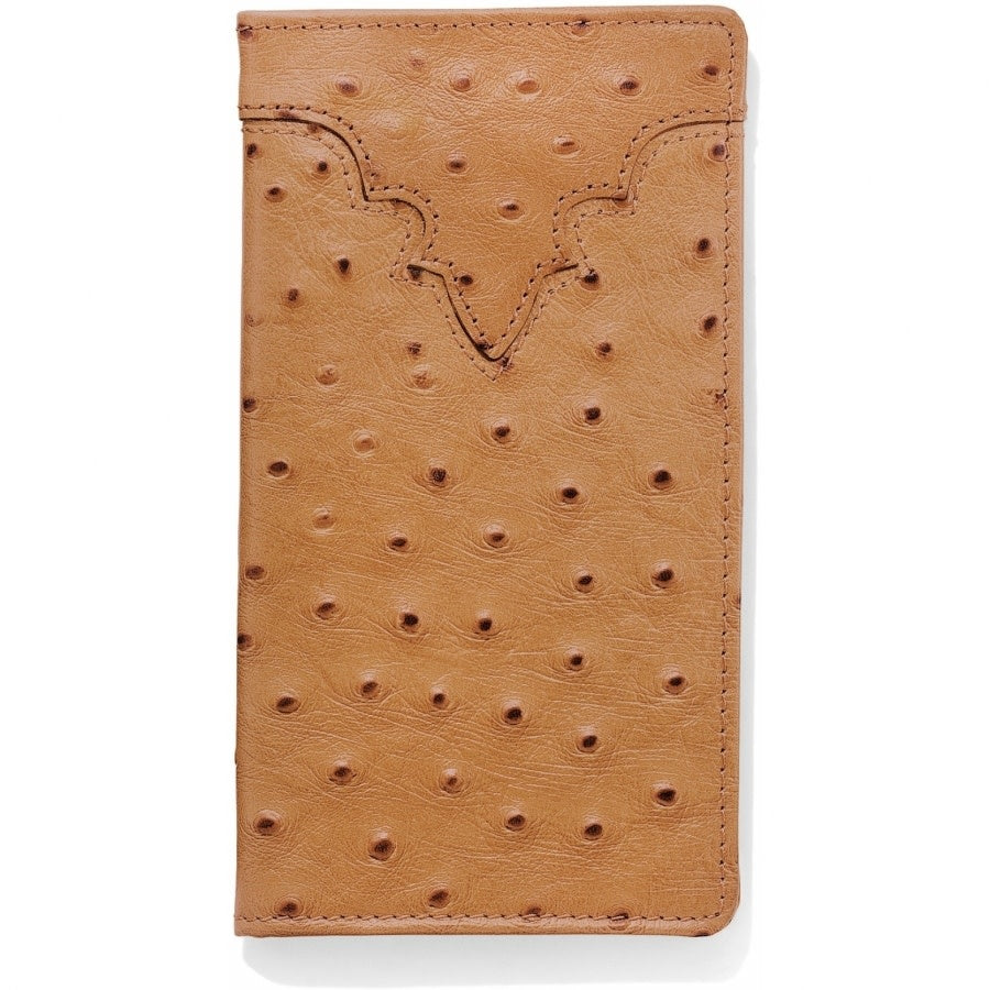 Silver Creek Men's Ostrich Print Rodeo Wallet