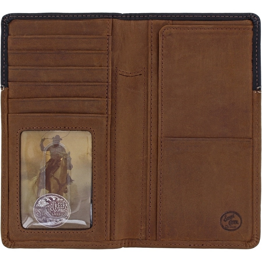 Silver Creek Men's Chieftain Feather Rodeo Wallet