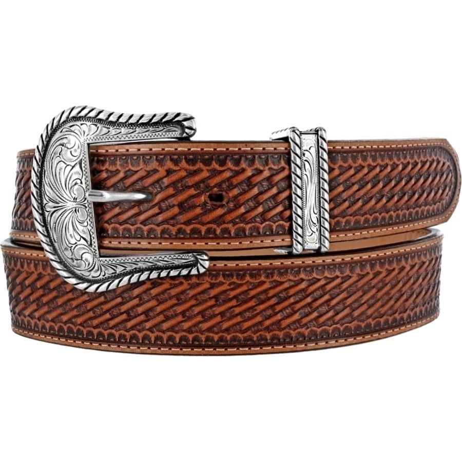 Men's Basketweave Bronco Belt