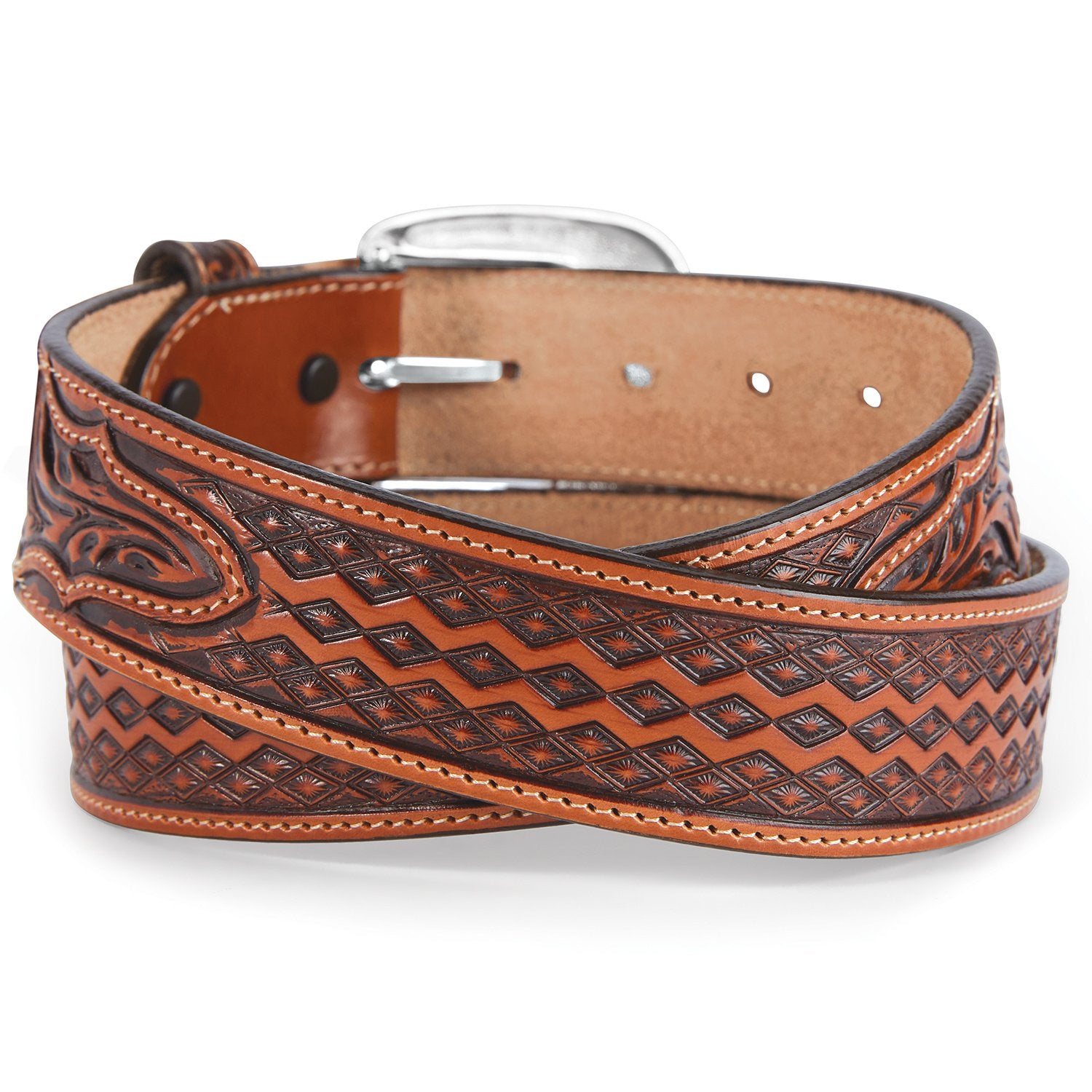 Justin Men's Diamond Road Belt.