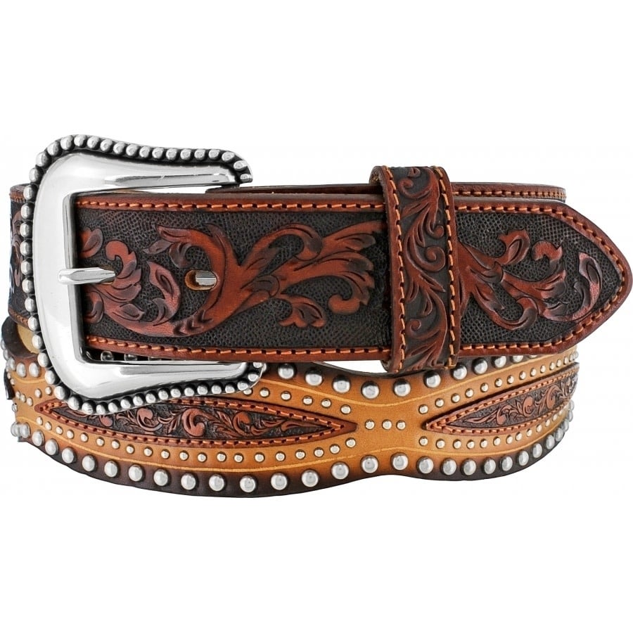 Men's  Austin Scalloped Studded Belt.