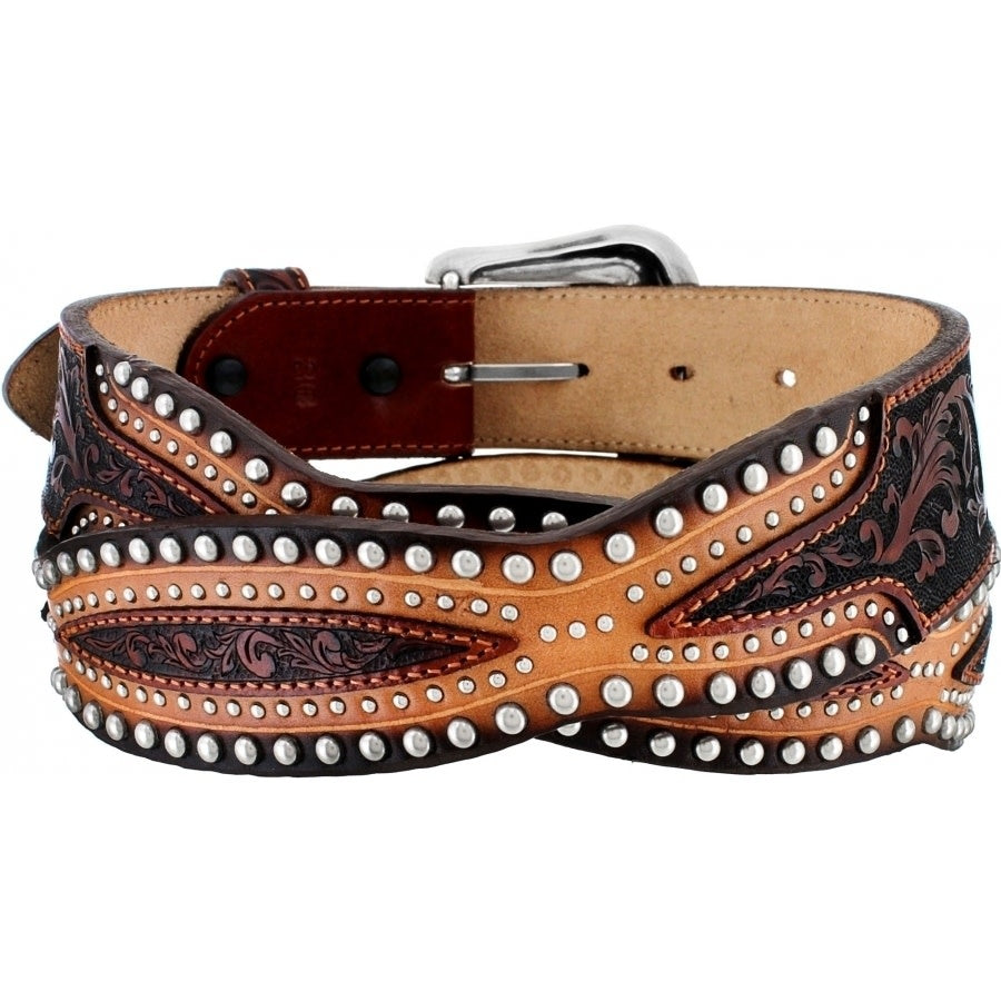 Men's  Austin Scalloped Studded Belt