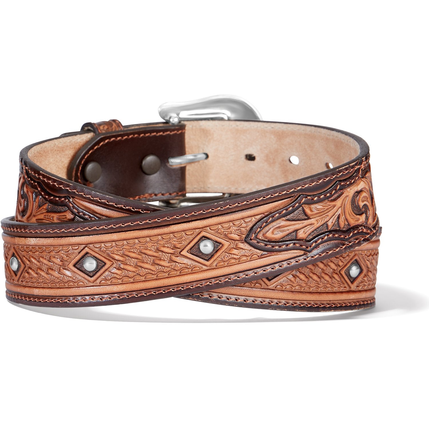 Tony Lama Men's Diamond Drifter Western Belt.