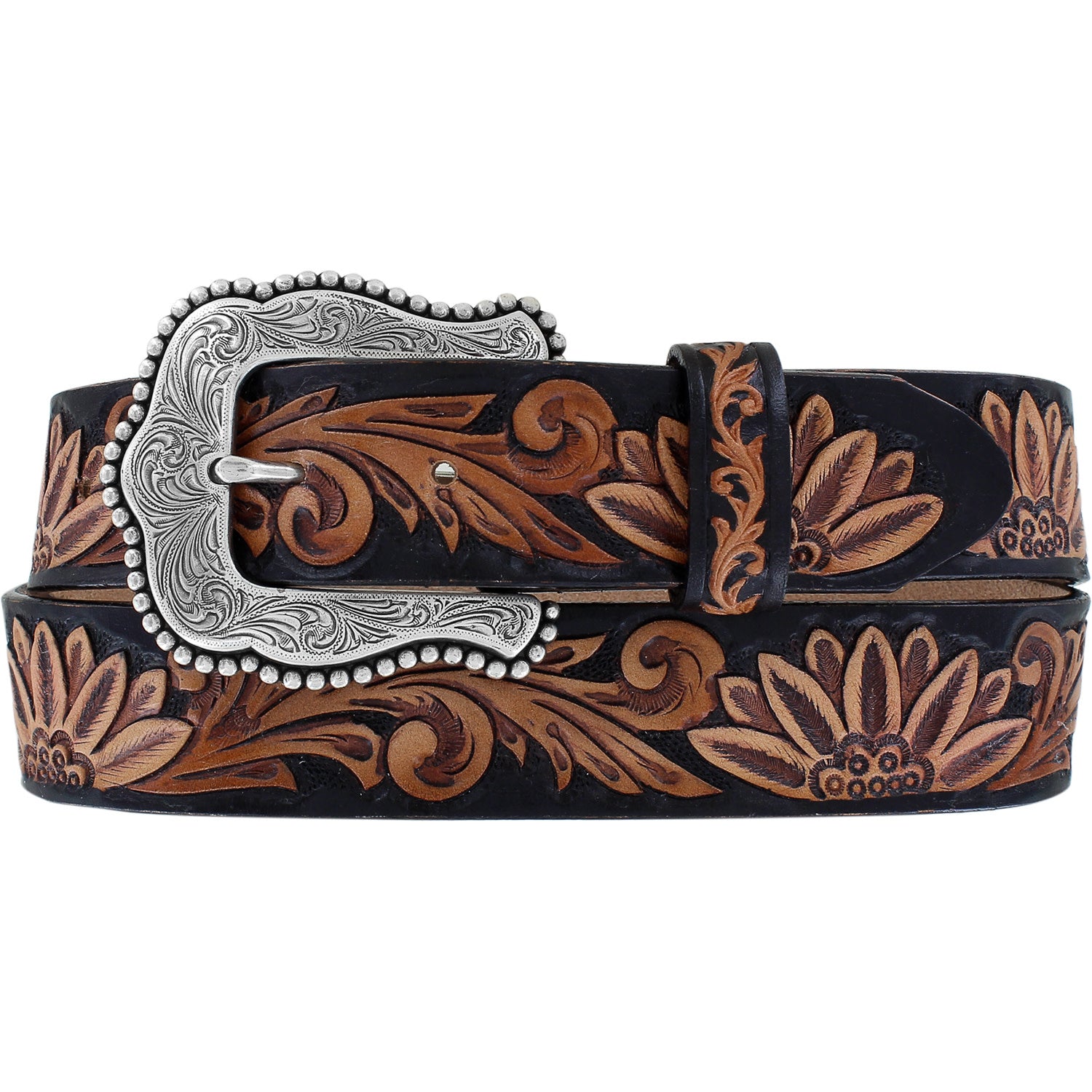 Tony Lama Women's Delheart Daisy Belt.