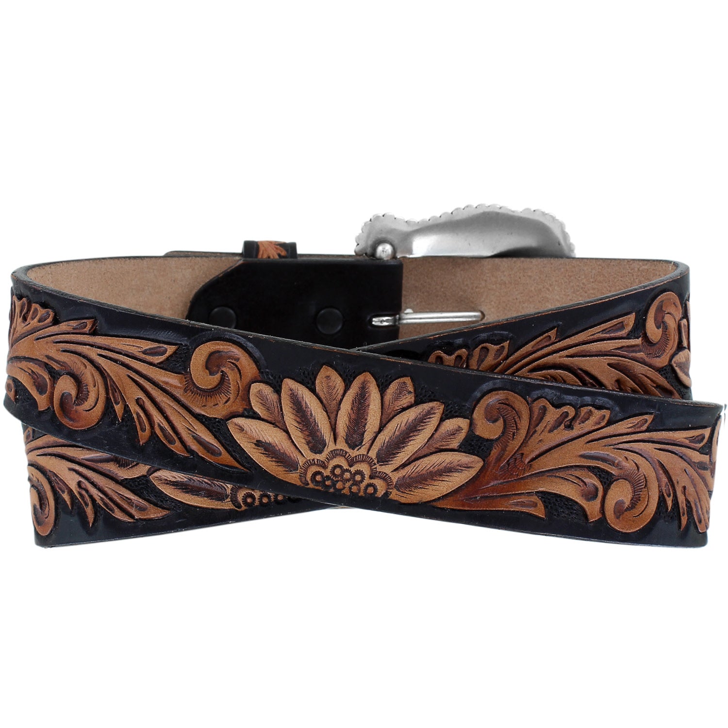 Tony Lama Women's Delheart Daisy Belt