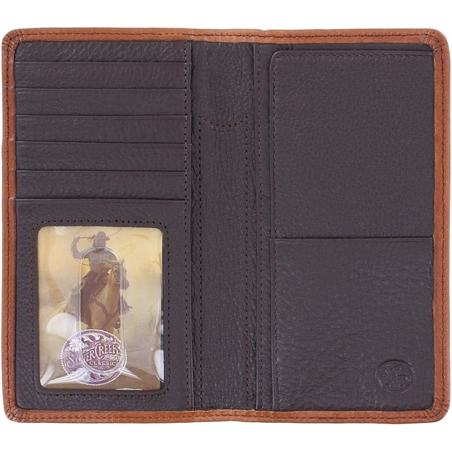 Silver Creek Men's Cattle Driven Checkbook Wallet