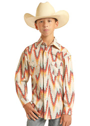 Rock & Roll Cowboy Boy's Dale Brisby Snap Front Shirt C5