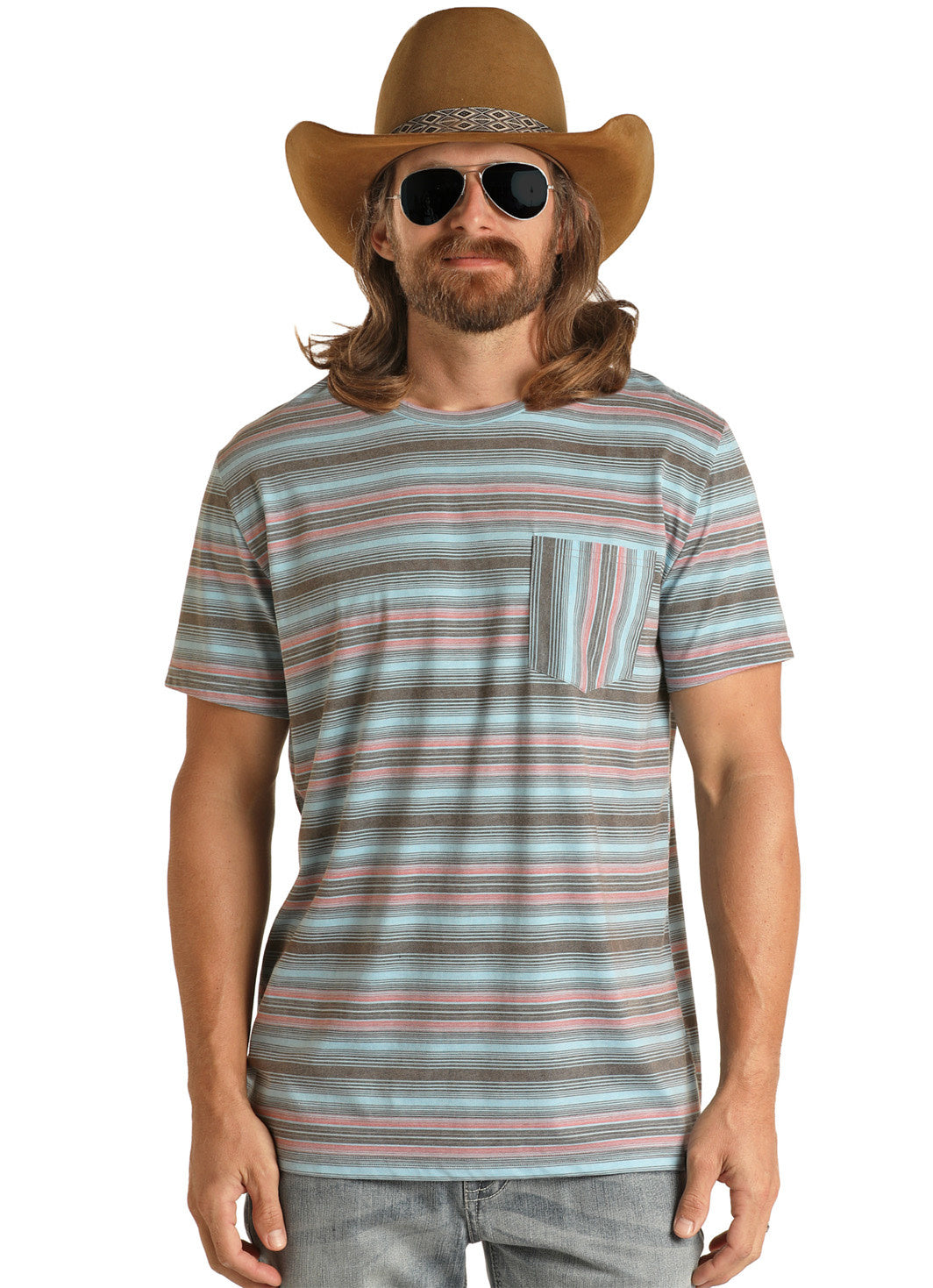 Panhandle Dale Brisby Striped Tee C3