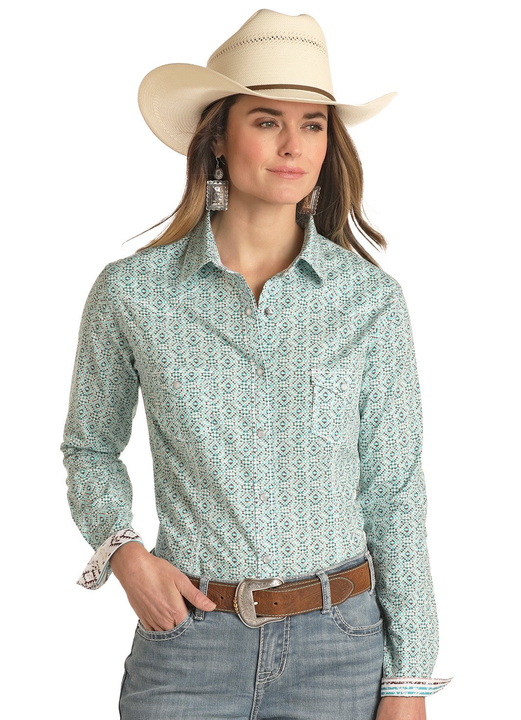 Roughstock Ladies Snap Front Shirt