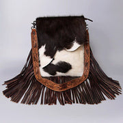 American Darling Cowhide Flap Fringe Crossbody