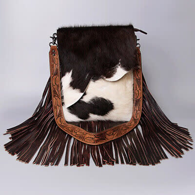 American Darling Cowhide Flap Fringe Crossbody.