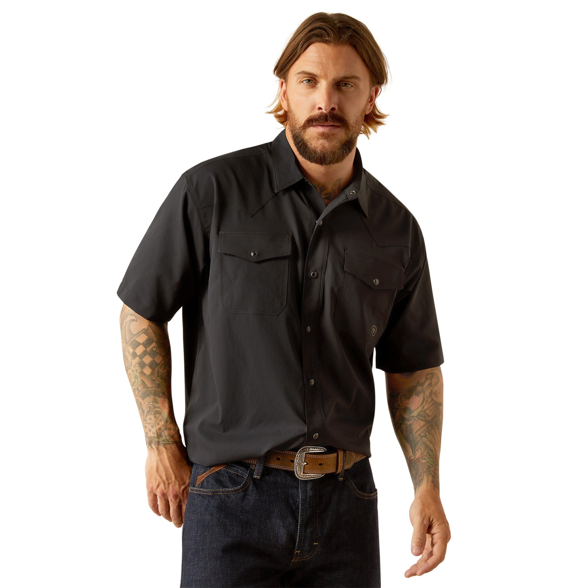 Ariat Men's Western VentTEK Classic Fit Snap Front Shirt