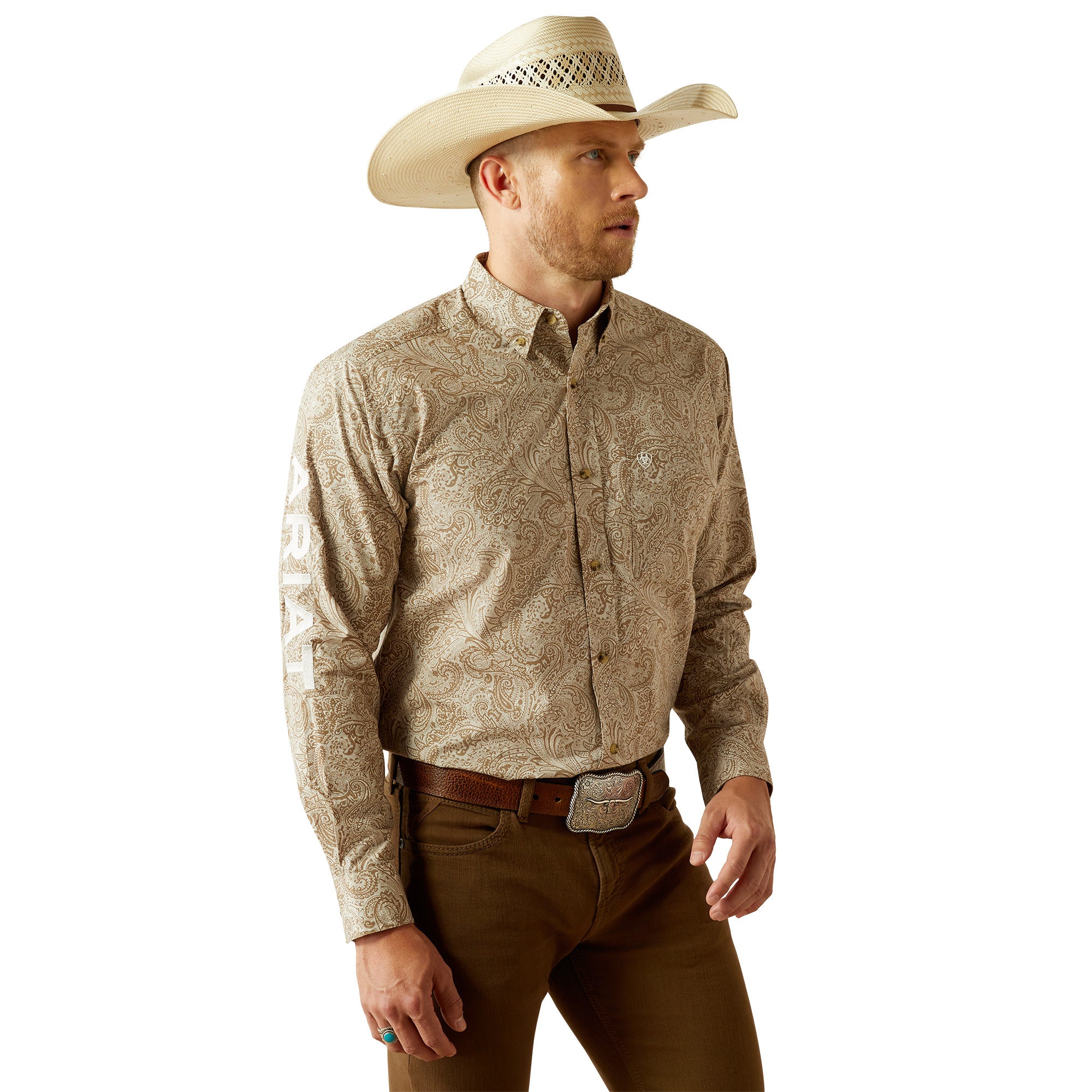 Ariat Men's Team Kason Classic Fit Button Down Shirt