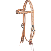 Cashel Buck Stitch Browband Headstall