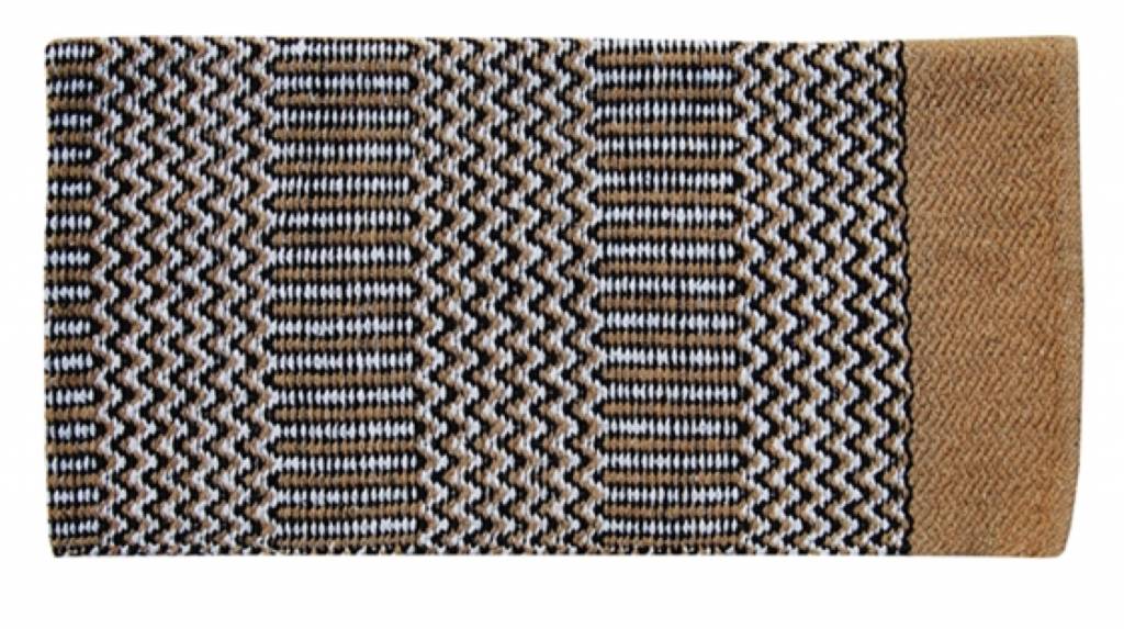 AHE Double Weave Gold Black Saddle Blanket.