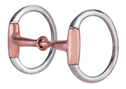 Copper Eggbutt Snaffle Bit