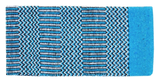 AHE Double Weave Turquoise Black Saddle Blanket