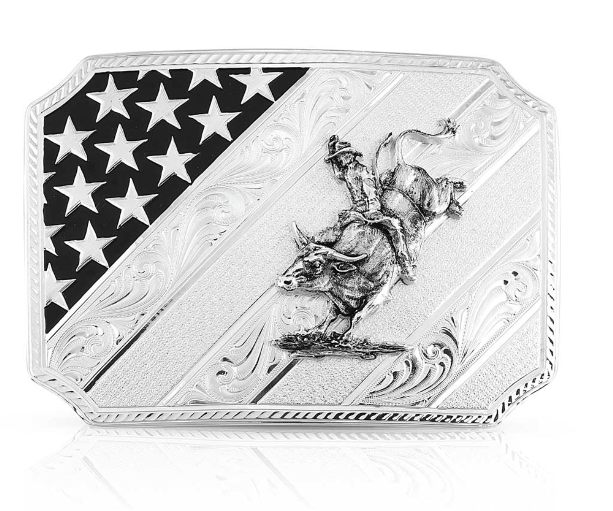 Montana SS All American Bull Rider Buckle