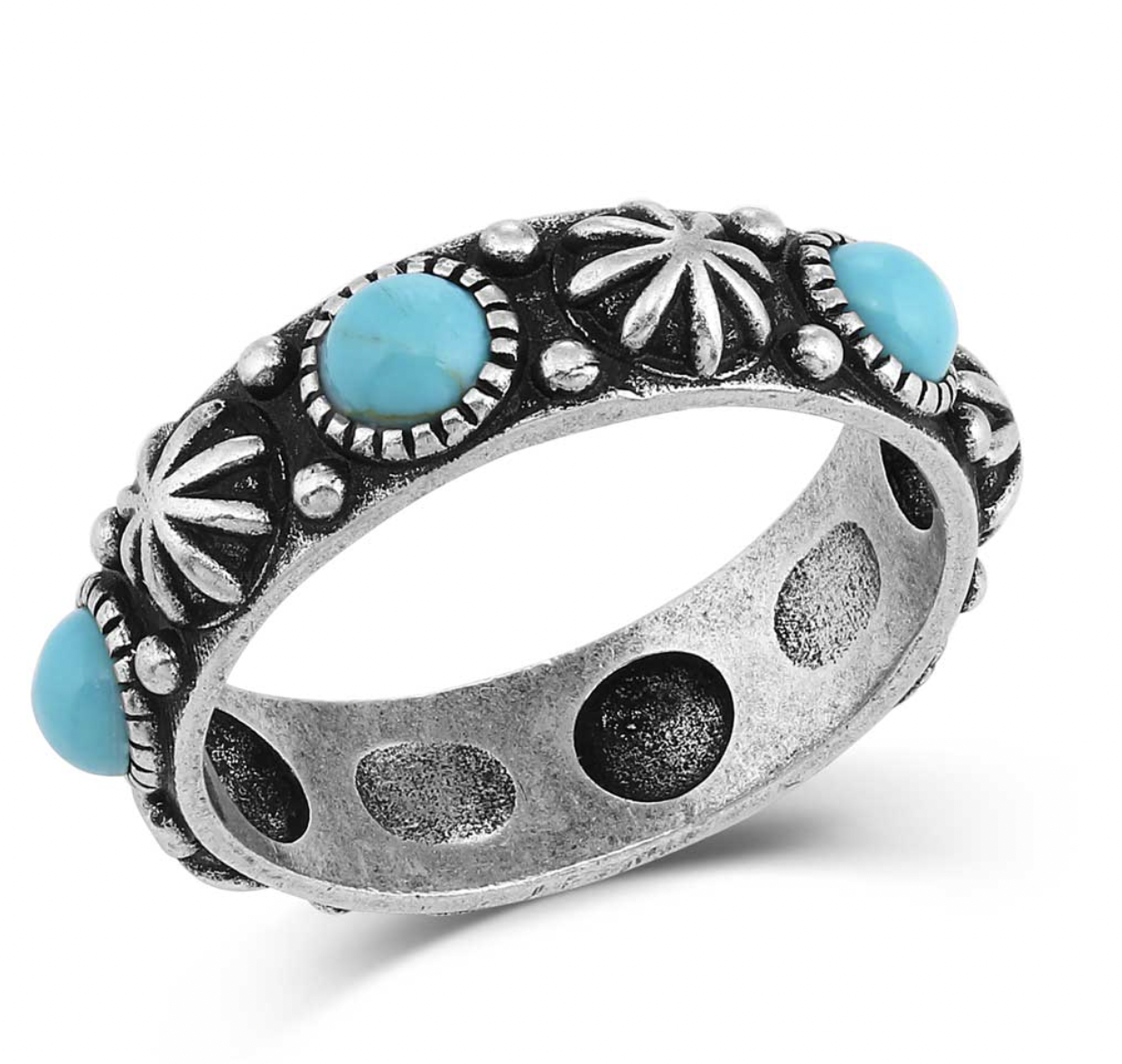 Montana SS Starlight Starbrite Stone Turquoise Ring